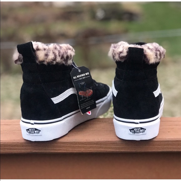 LAST 5 Star NWT Vans MTE Platform Leopard Fur - Picture 2 of 8